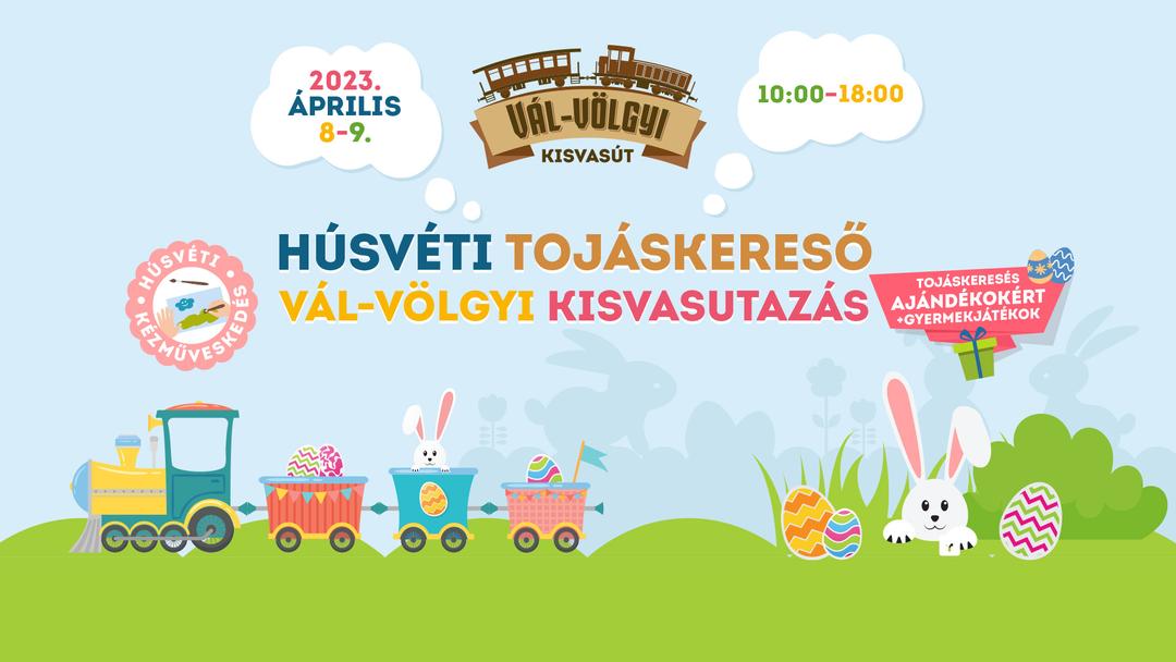 Image of Újra húsvéti tojáskeresés a Vál-völgyi Kisvasúton