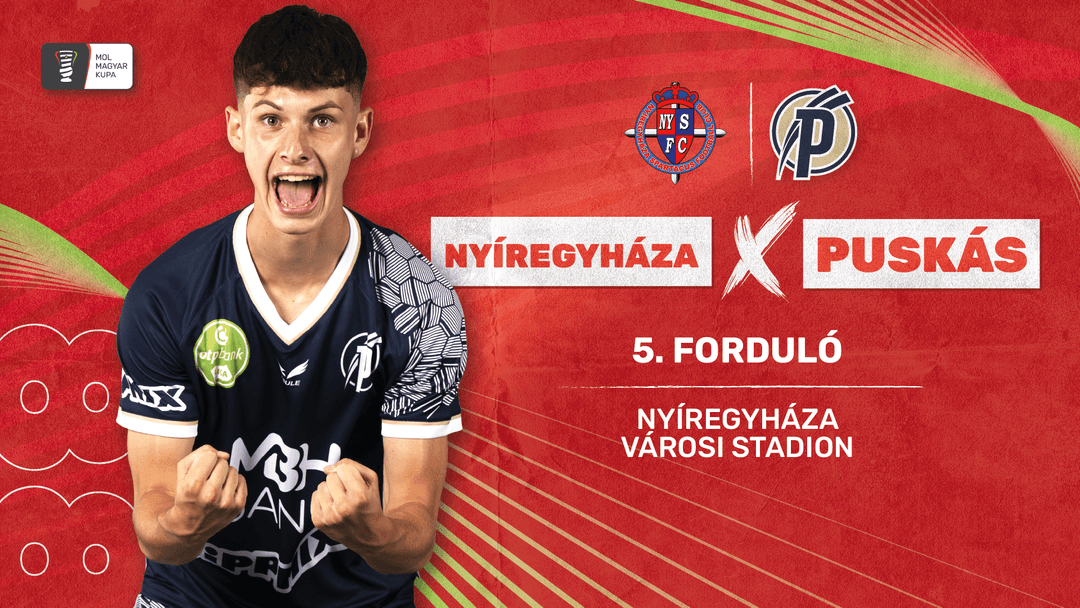 Image of A Nyíregyházával találkozunk a Magyar Kupa nyolcaddöntőjében