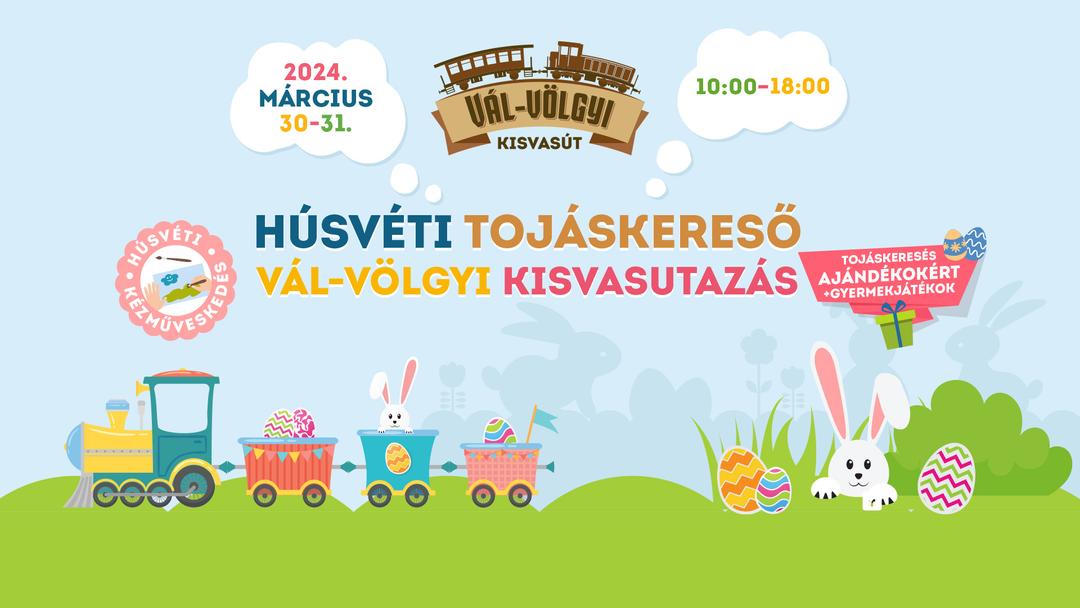 Image of Újra húsvéti tojáskeresés a Vál-völgyi Kisvasúton